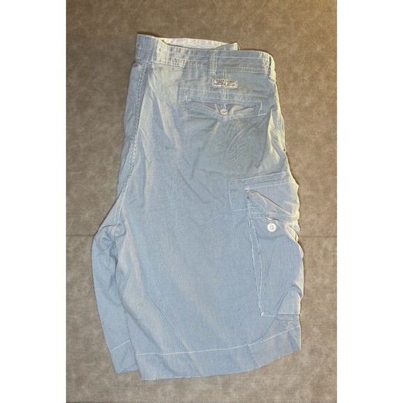 Polo Ralph Lauren Classic Fit Chino Cargo Shorts Blue/Striped 46B - Picture 7 of 7